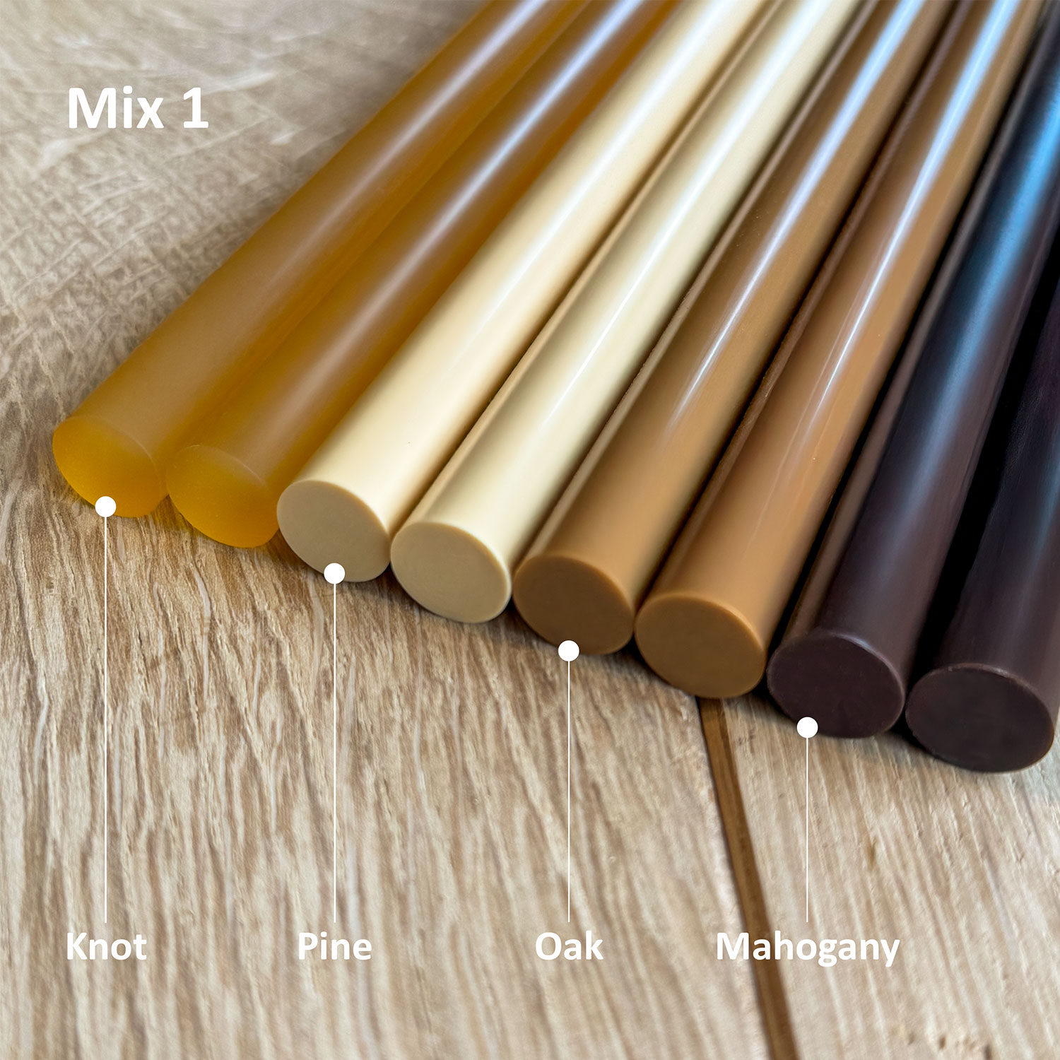 Kit básico de reparación de madera