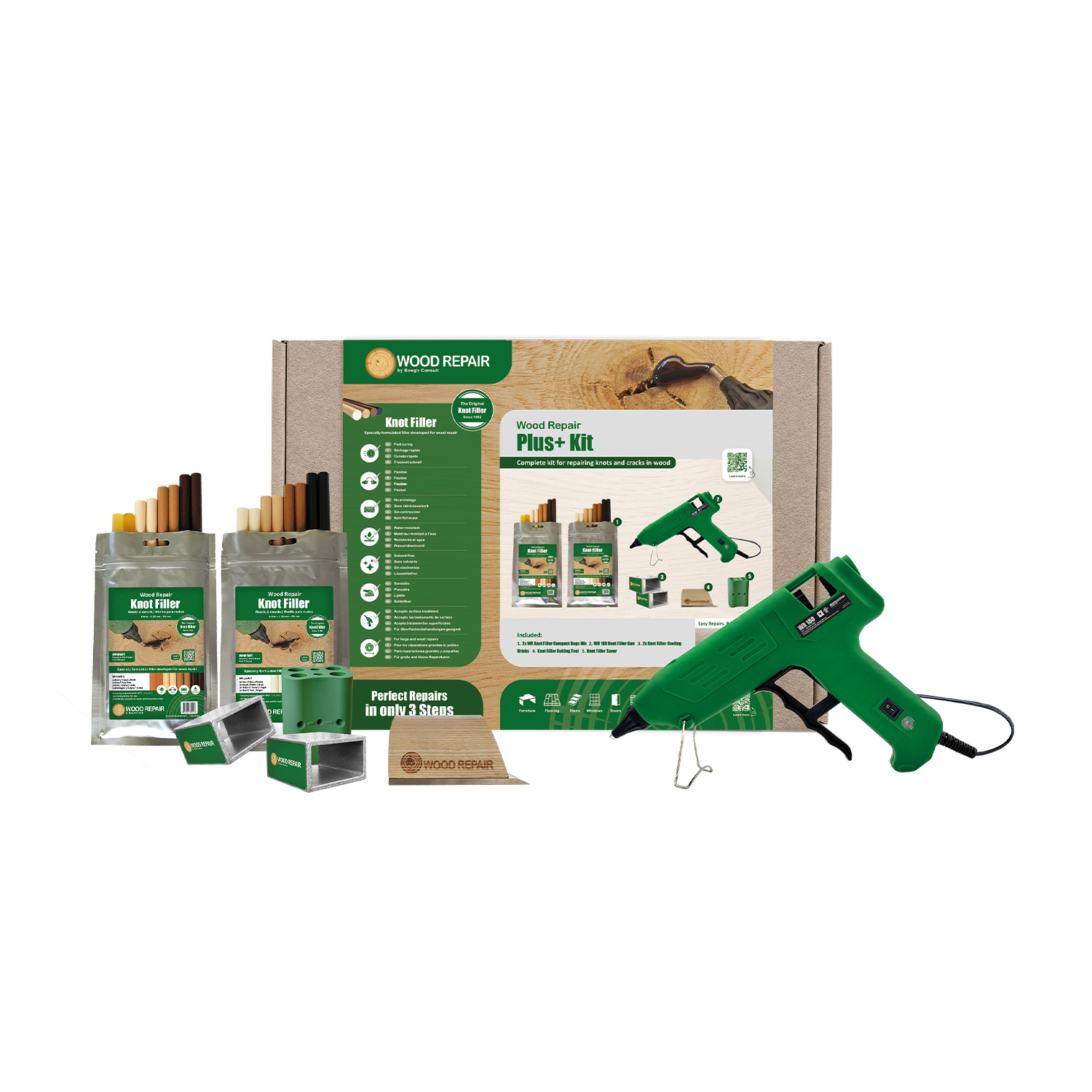 Kit de Reparación de Madera PLUS