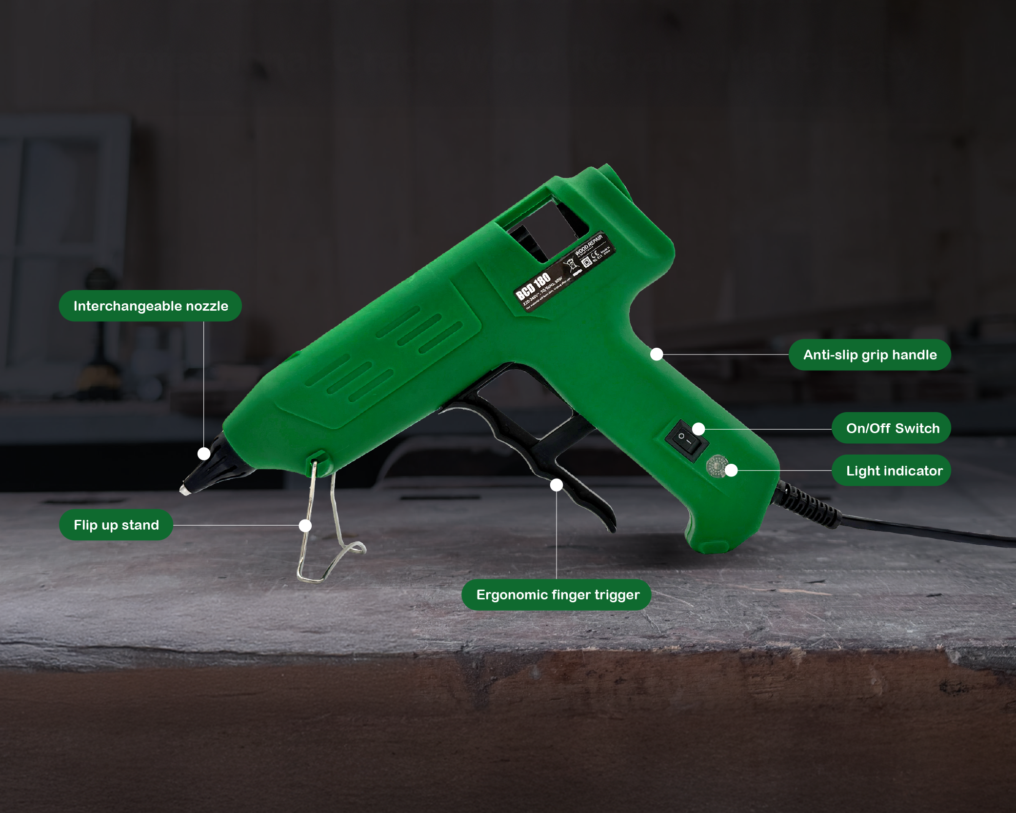 Pistola Knot Filler BCD180